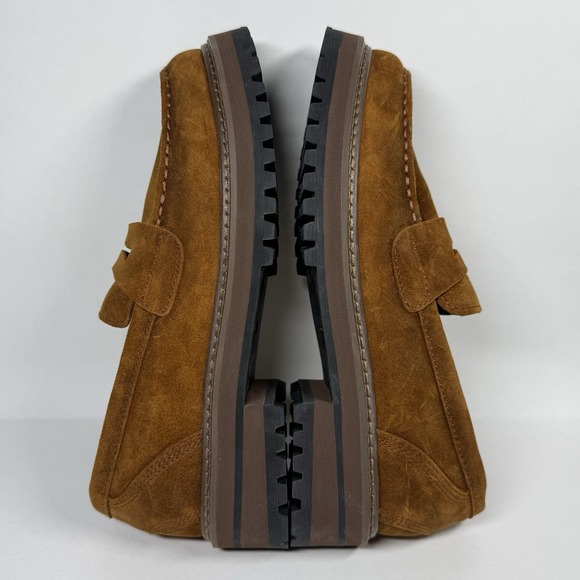 NEW L.L. Bean Women's Size 6.5 M Brown Suede Camden Hill Penny‎ Loafer Shoes - Picture 7 of 12